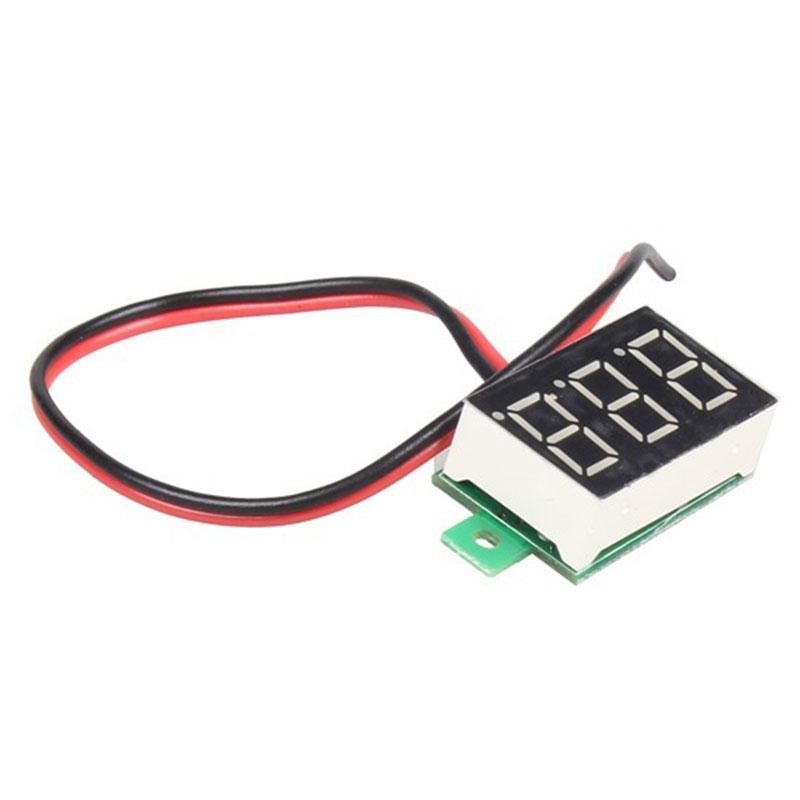 Jual Volt Meter DC 2 Wire 0.28” 0-100V di Denpasar Bali