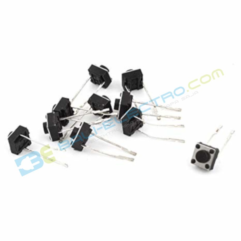 Jual Tact Switch 2 Pin (6x6x2mm) di Denpasar Bali