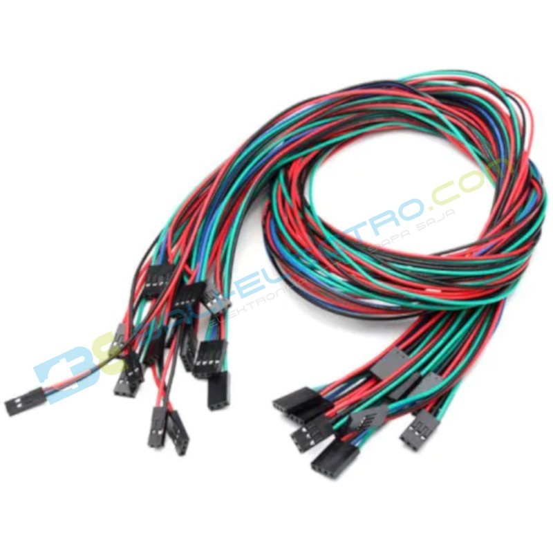 Jual Kabel Dupont F-F 70cm 3 Pin di Denpasar Bali