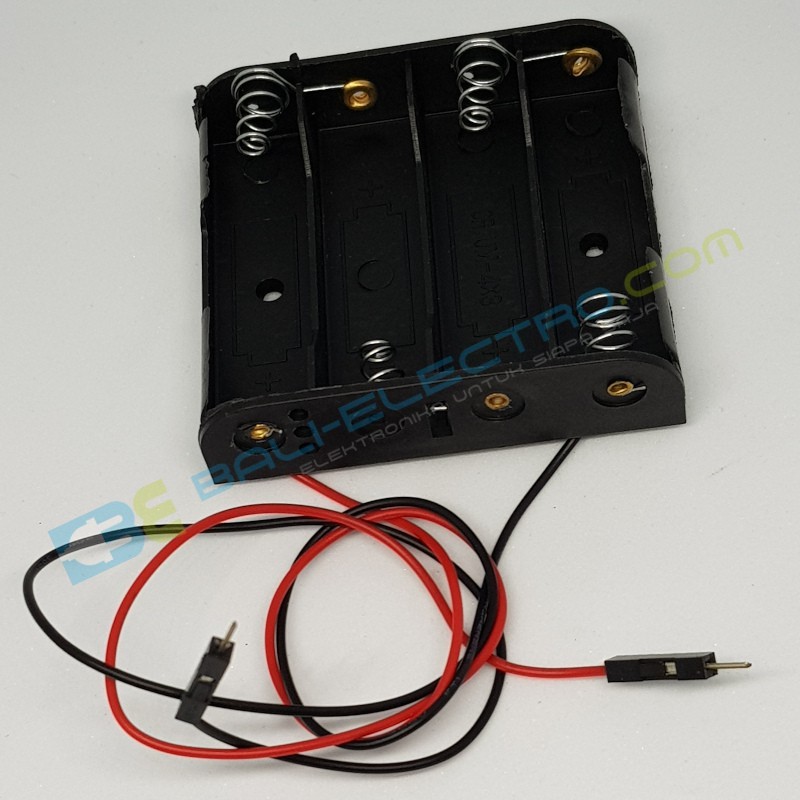 Jual Battery Holder 4x AA di Denpasar Bali