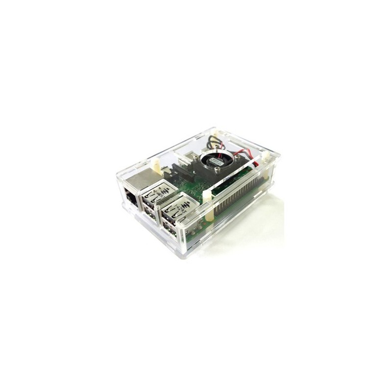 Bali Electro - Jual Casing Raspberry Pi + Kipas di Denpasar - Bali