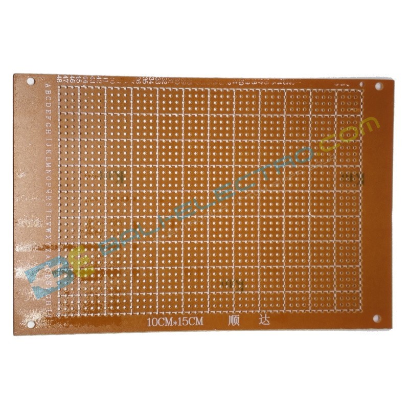 Jual PCB Coklat Lubang 10x15 cm di Denpasar Bali