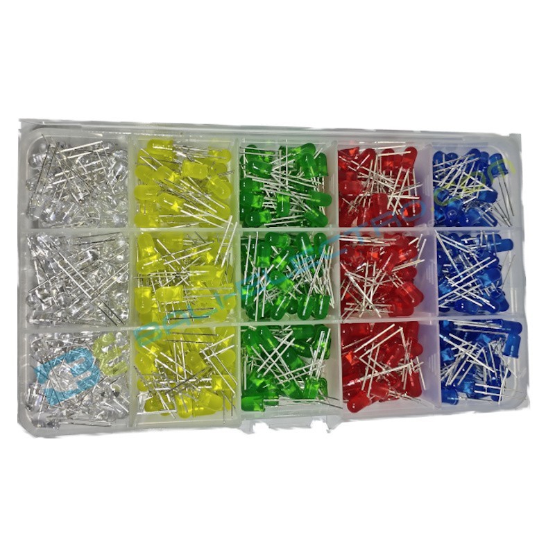 Jual Paket LED Warna 5mm (500 pcs) di Denpasar Bali