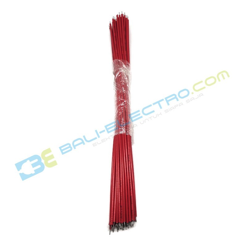 Jual Kabel 24AWG 15CM – Merah di Denpasar Bali