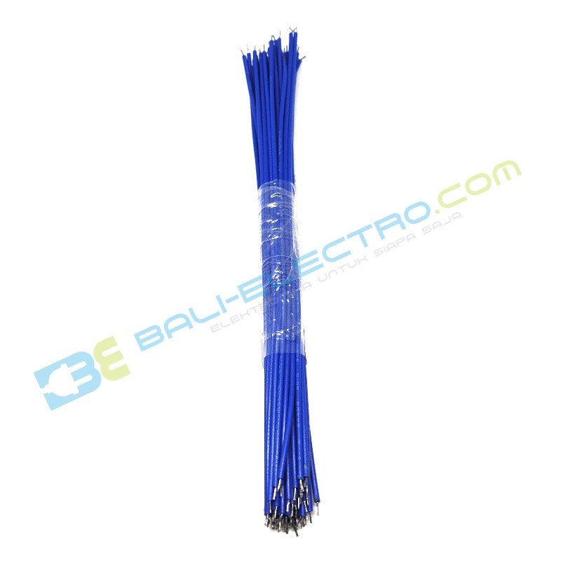 Jual Kabel 24AWG 15CM – Biru di Denpasar Bali