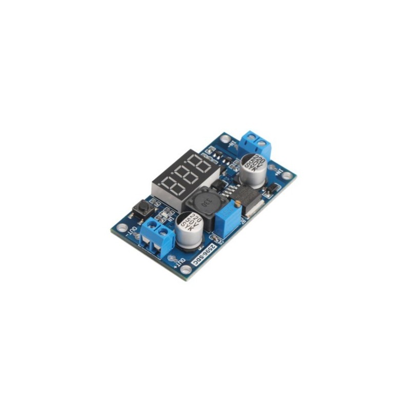 Bali Electro - Jual Buck Converter + Display (LM2596) di Denpasar - Bali