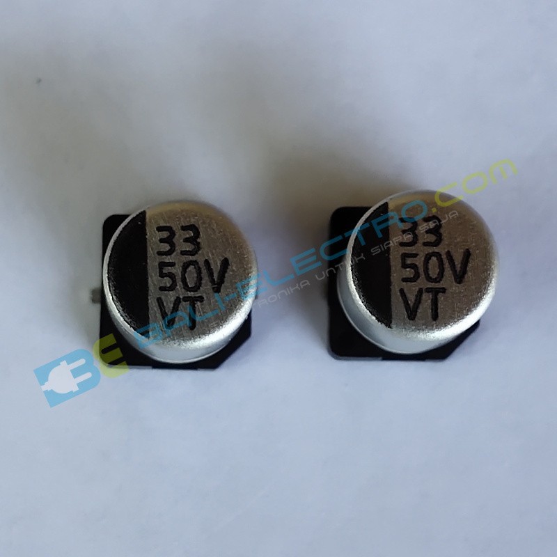 Jual Elco SMD 33μF 50V di Denpasar Bali
