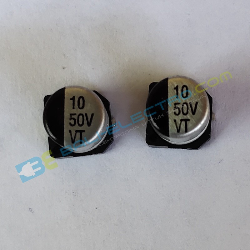 Jual Elco SMD 10μF 50V di Denpasar Bali