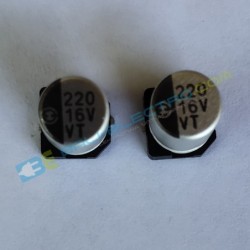 Jual Elco SMD 220μF 16V di Denpasar Bali