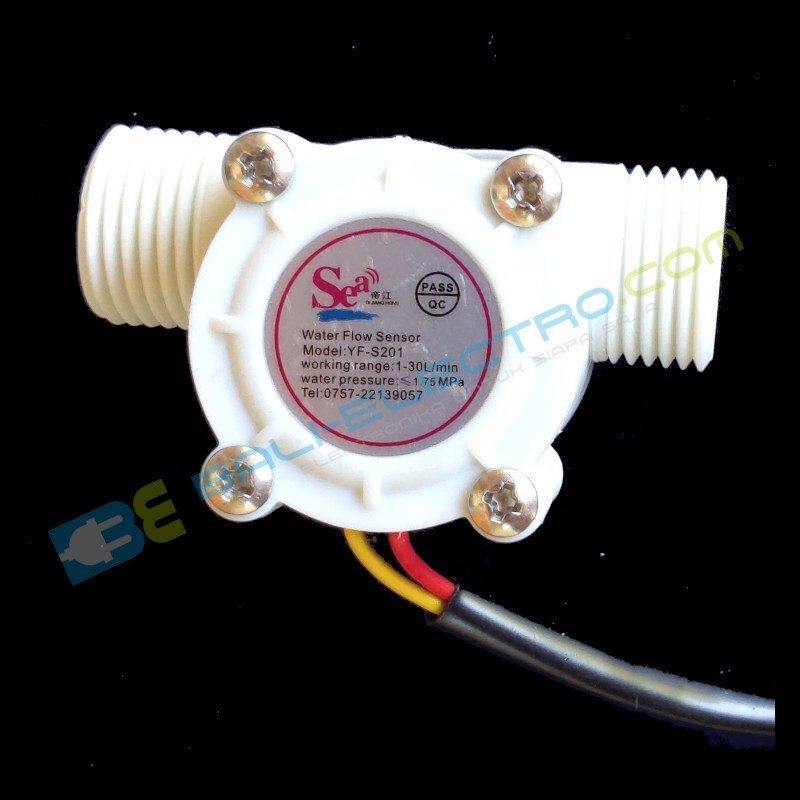 Jual Water Flow Sensor Putih di Denpasar Bali