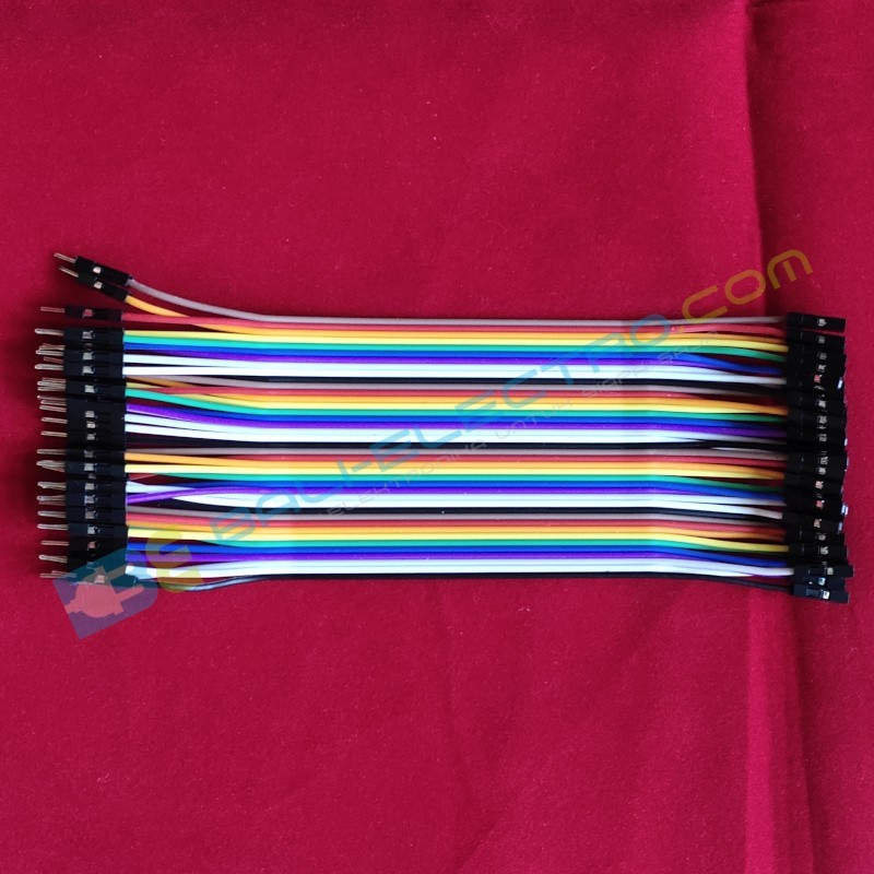 Jual Kabel Dupont 40 Pin M – F 15cm  di Denpasar Bali