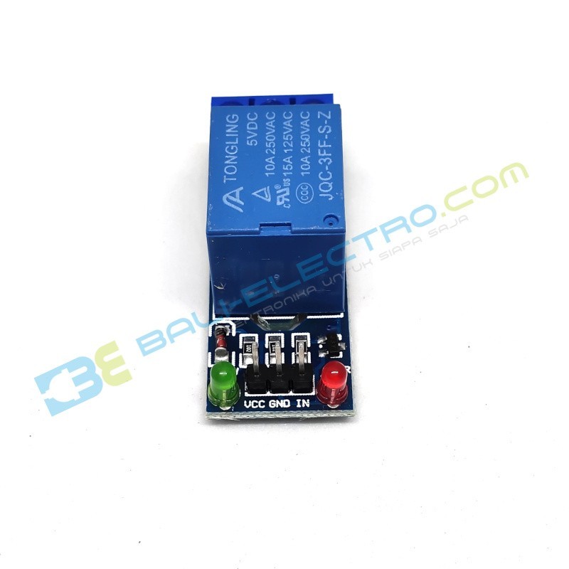 Jual Relay Module 5V - 1Ch High  di Denpasar Bali