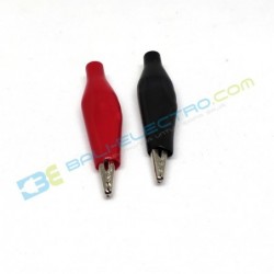 Jual Alligator Clip Merah & Hitam – Kecil   di Denpasar Bali