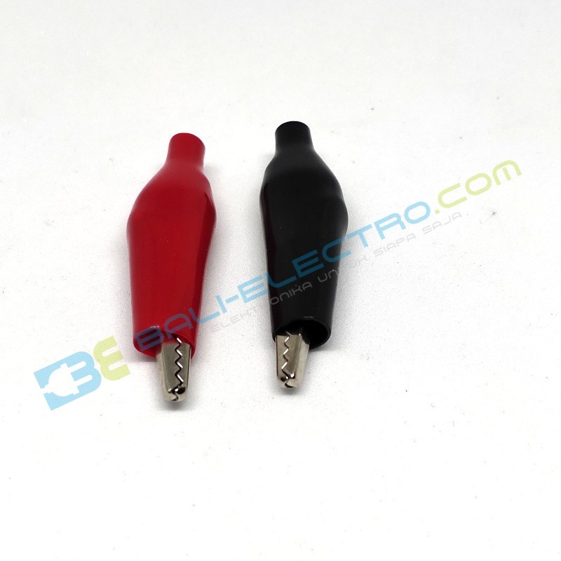 Jual Alligator Clip Merah & Hitam – Sedang di Denpasar Bali