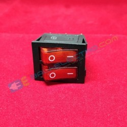 Jual Saklar Double Merah Kaki 6  di Denpasar Bali