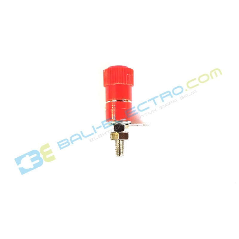 Jual Banana Socket 4mm – Merah di Denpasar Bali