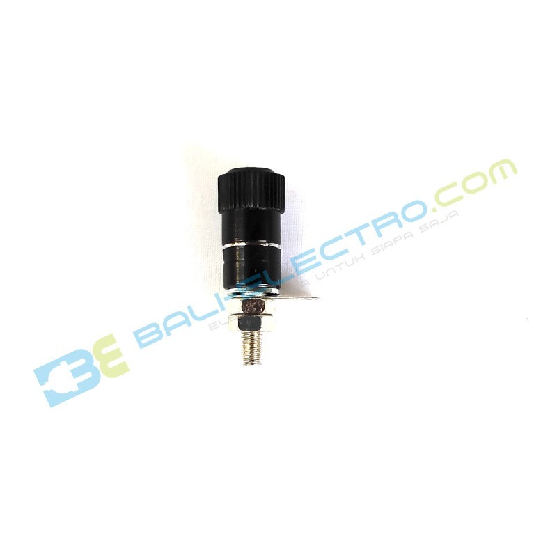 Jual Banana Socket 4mm – Hitam di Denpasar Bali