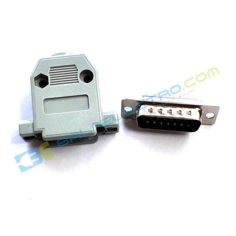 Jual RS232 DB15 Male + Shell  di Denpasar Bali