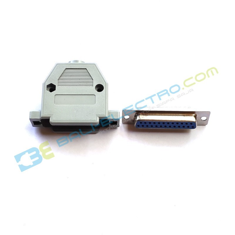 Jual RS232 DB 25 Male + Shell  di Denpasar Bali