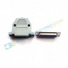Jual RS232 DB 25 Male + Shell  di Denpasar Bali