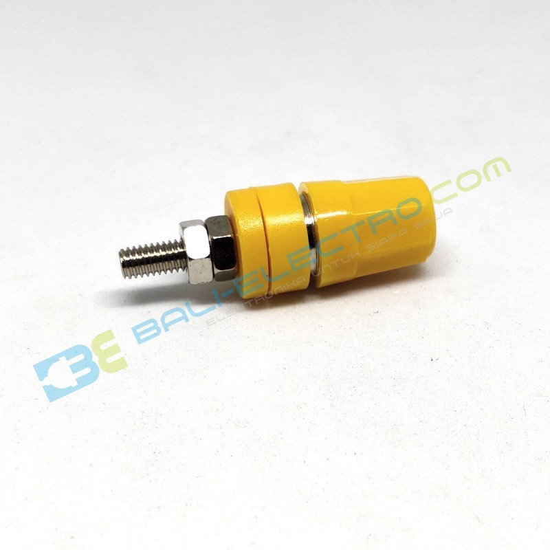 Jual Banana Socket M4*36 4mm 20A – Kuning  di Denpasar Bali