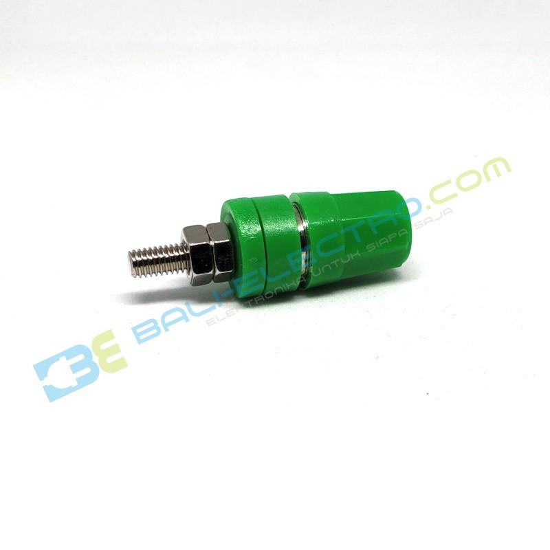 Jual Banana Socket M4*36 4mm 20A - Hijau  di Denpasar Bali