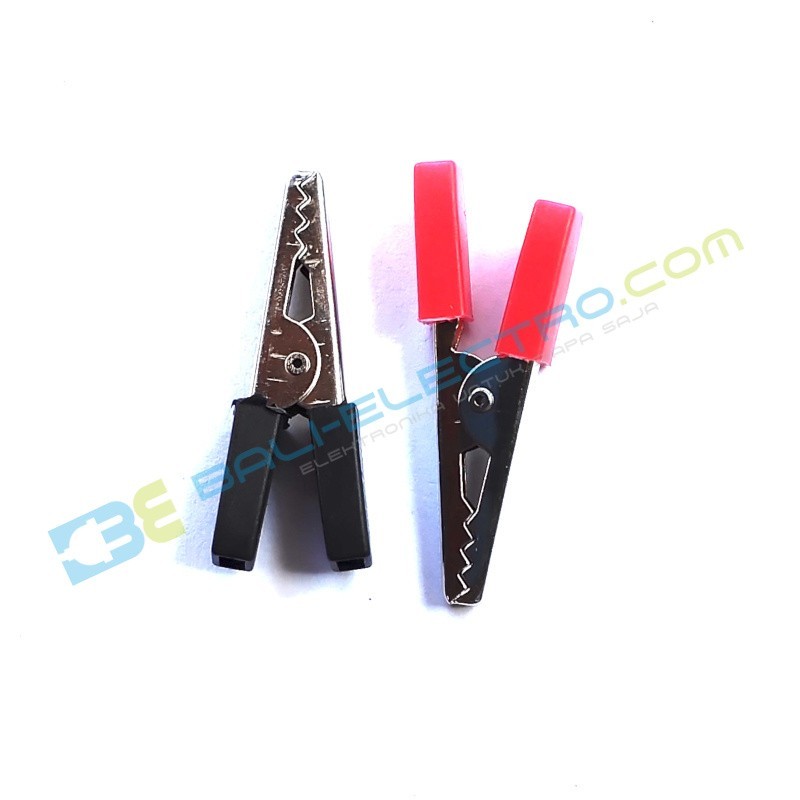 Jual Clip Crocodile Merah + Hitam - Kecil di Denpasar Bali