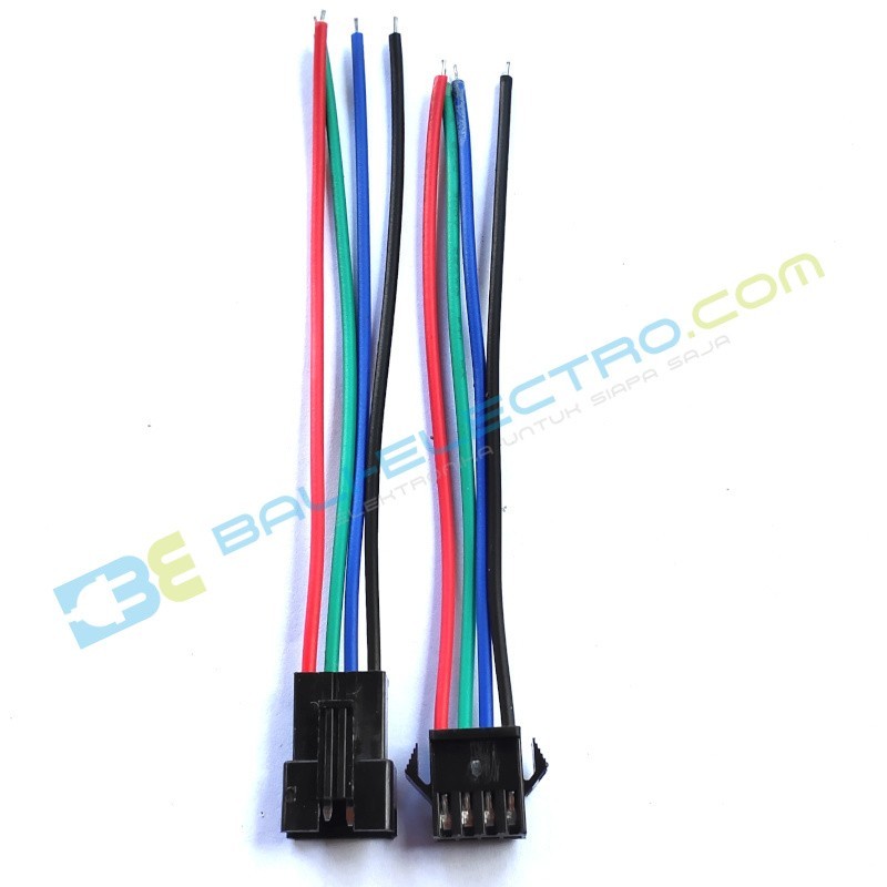 Jual Kabel SM-4P Male + Female 10cm  di Denpasar Bali