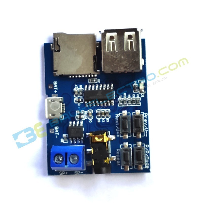 Jual MP3 Module Decoder TF Card U  di Denpasar Bali