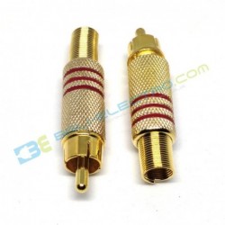 Jual Jack RCA Gold – Merah di Denpasar Bali