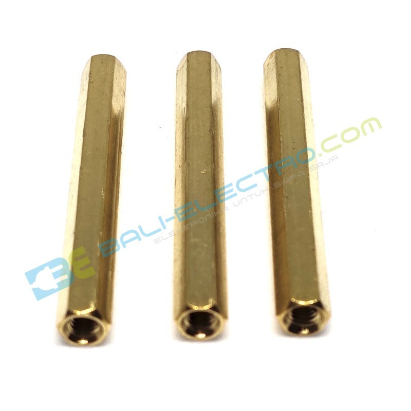 Jual Hex Spacer M3 F-F – 40mm  di Denpasar Bali