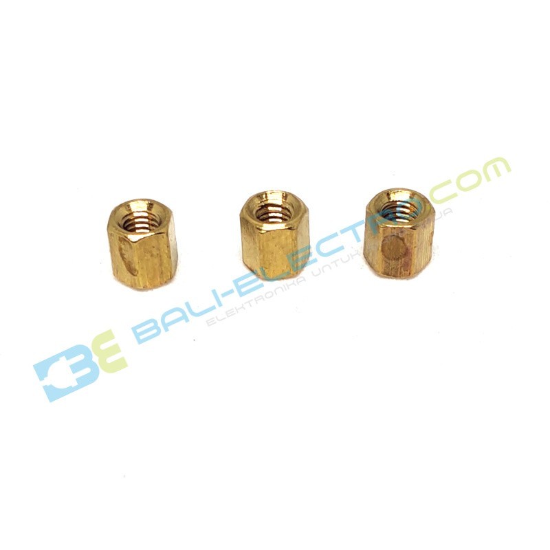 Jual Hex Spacer M3 F-F – 5mm  di Denpasar Bali
