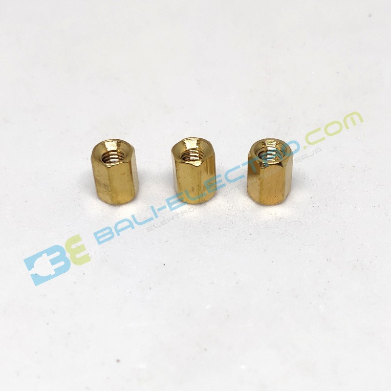 Jual Hex Spacer M3 F-F – 6mm  di Denpasar Bali