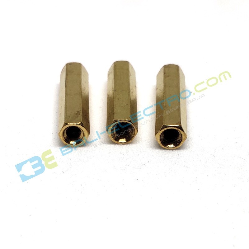 Jual Hex Spacer M3 F-F – 20mm  di Denpasar Bali