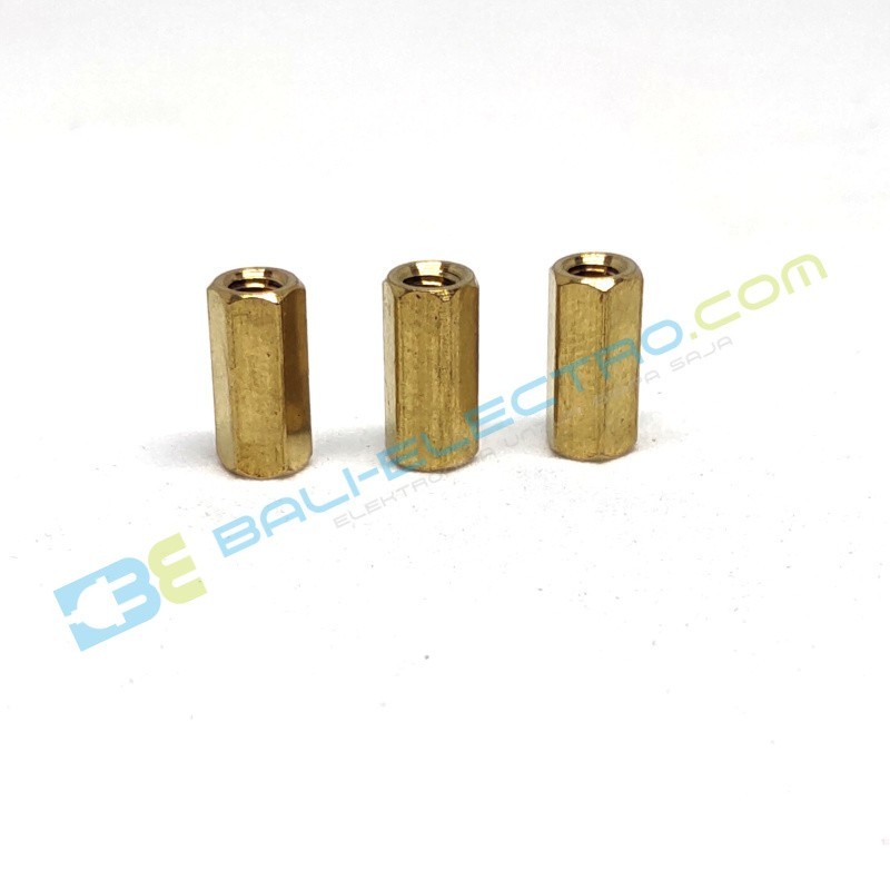 Jual Hex Spacer M3 F-F – 10mm  di Denpasar Bali