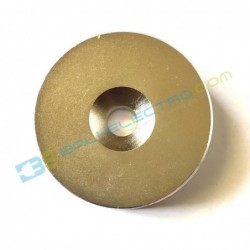 Jual Magnet Neodymium Bulat Lubang 50x10 mm   di Denpasar Bali