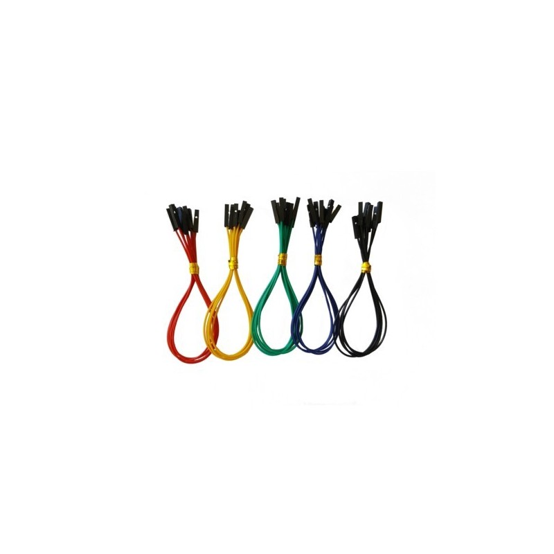 Bali Electro - Jual Kabel Jumper 1Pin x4 F - F (20cm) di Denpasar - Bali