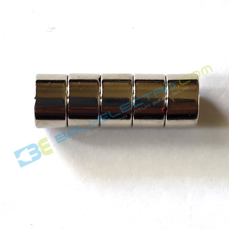Jual Magnet Neodymium Bulat 8x5 mm di Denpasar Bali