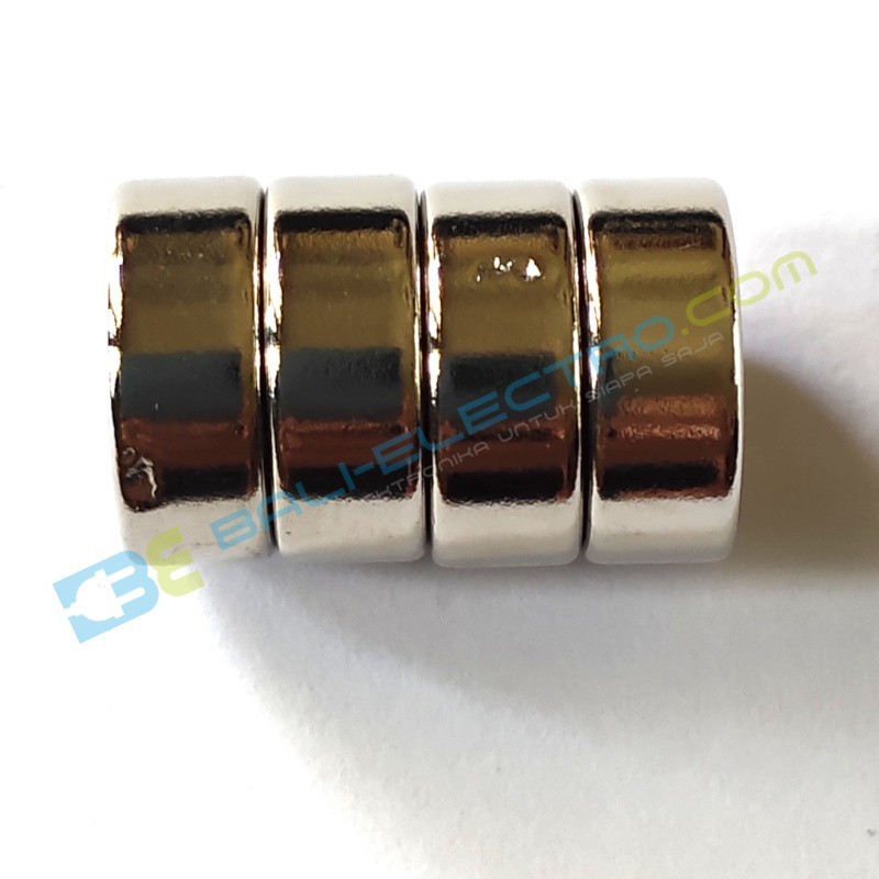 Jual Magnet Neodymium Bulat 12x5 mm  di Denpasar Bali