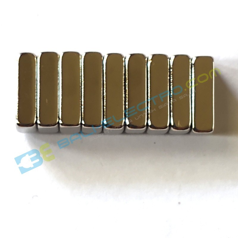 Jual Magnet Neodymium Kotak 10x5x3 mm di Denpasar Bali