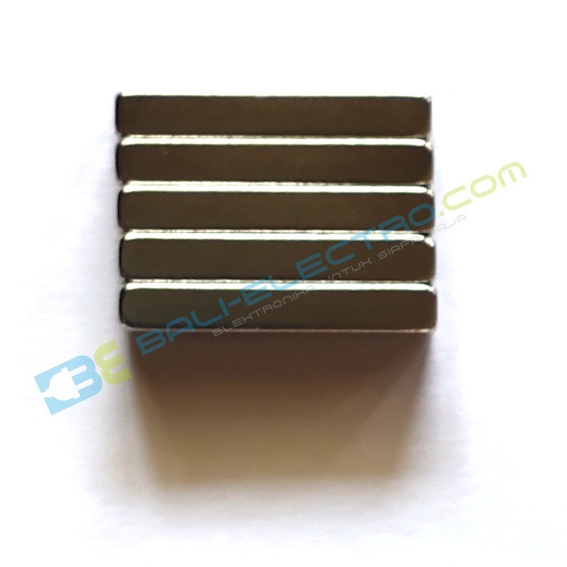 Jual Magnet Neodymium Kotak 20x6x3 mm di Denpasar Bali