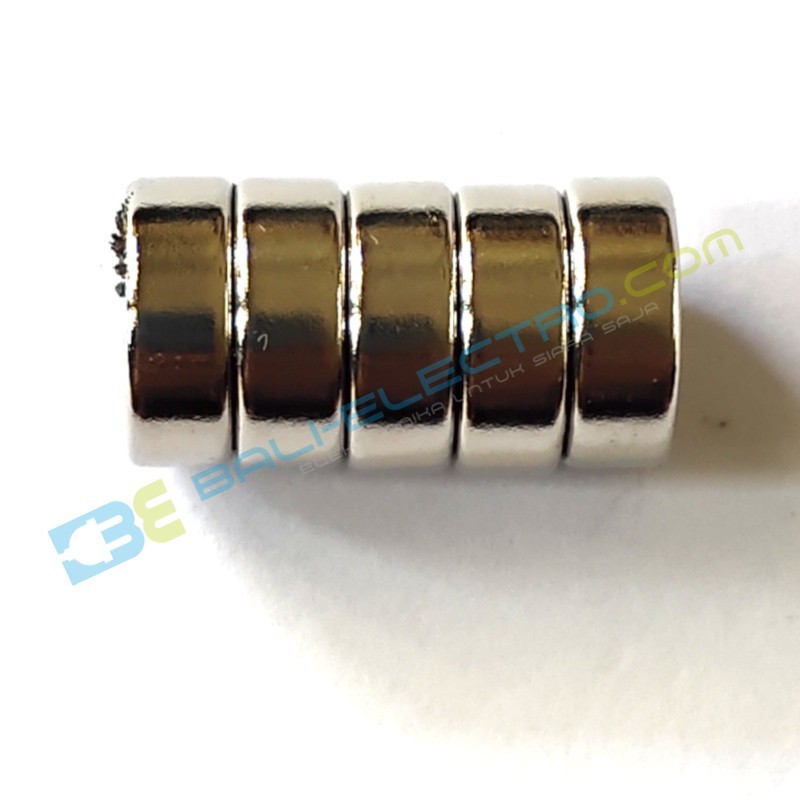 Jual Magnet Neodymium Bulat 10x4 mm di Denpasar Bali