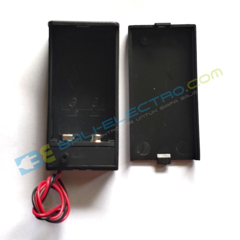 Jual Battery Box 9V + Penutup di Denpasar Bali
