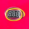 Jual Voltmeter DC 3 Wire 0.36” 0-100 V Merah di Denpasar Bali
