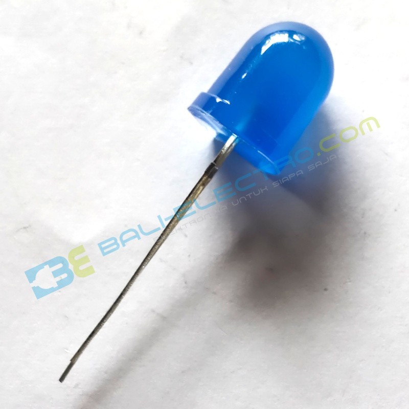 Jual LED 10mm F10 Biru di Denpasar Bali