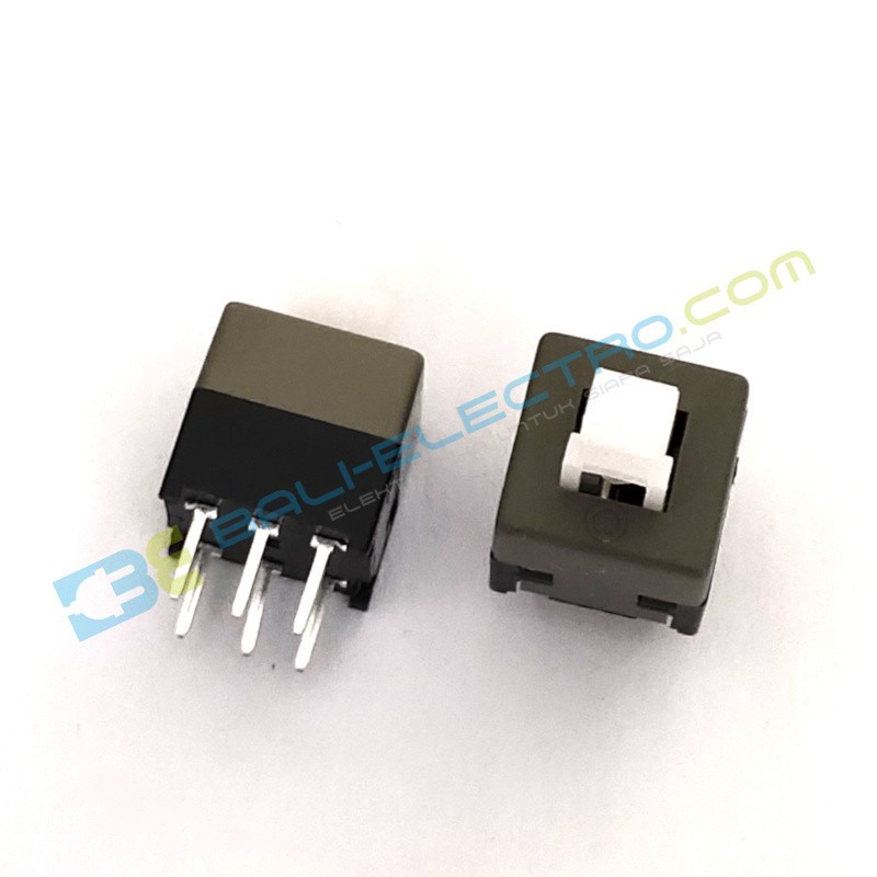 Jual Push Button 6 Pin 8.5x8.5 + Pengunci di Denpasar Bali