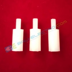 Jual Hex Spacer Nilon M3 MF 12+6mm di Denpasar Bali