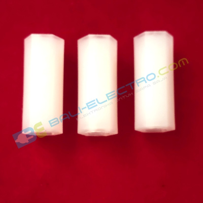 Jual Hex Spacer Nilon M3 FF-15mm di Denpasar Bali