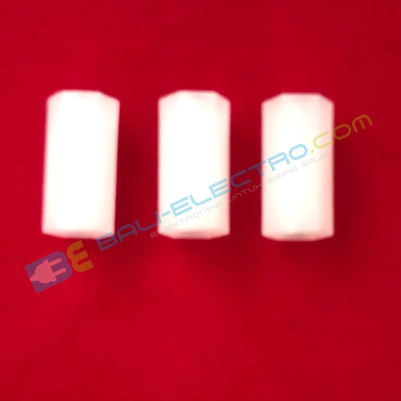 Jual Hex Spacer Nilon M3 FF-10mm di Denpasar Bali