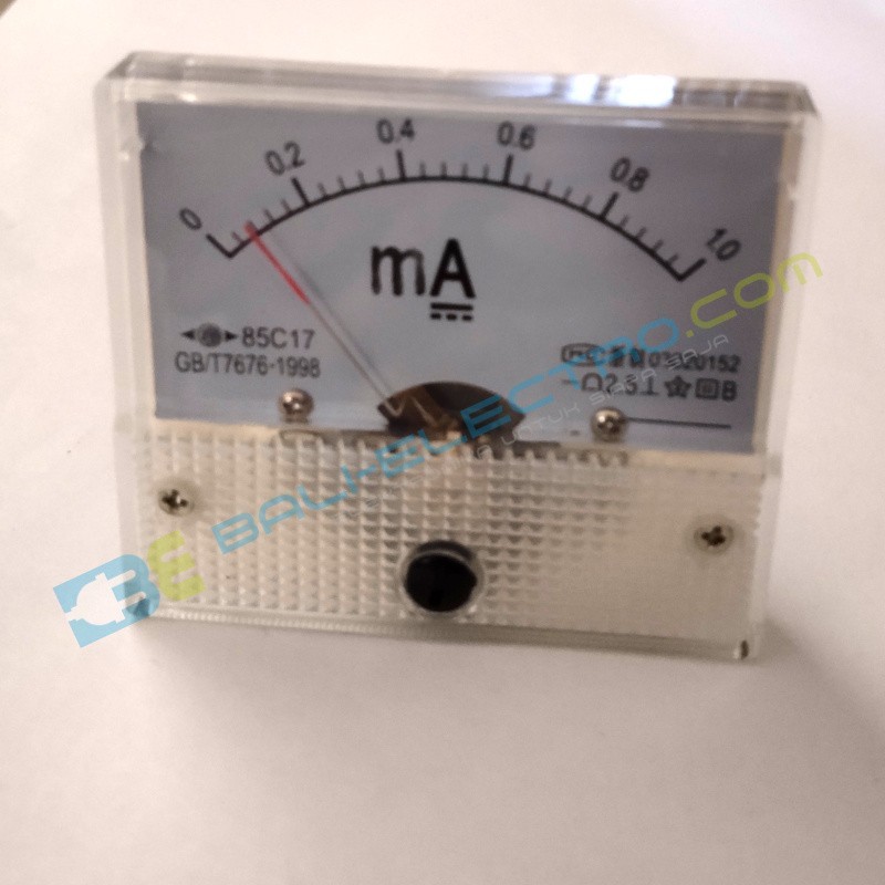 Jual Voltmeter Arus Mekanis DC/1mA di Denpasar Bali